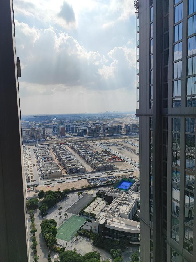 Beautiful 2 Bedroom Next To Business Bay - Sobha Creek Vista Dubai Exteriör bild