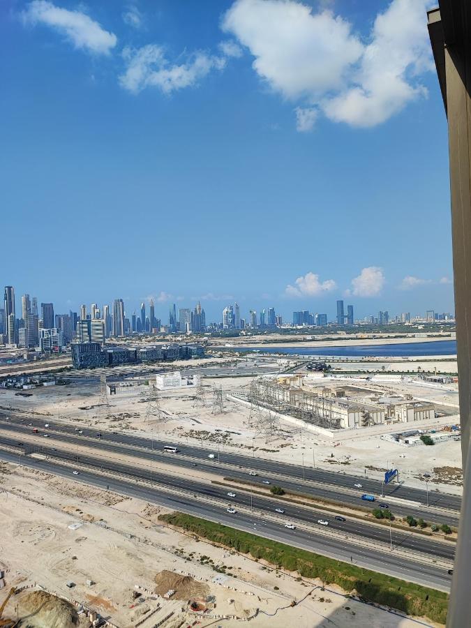 Beautiful 2 Bedroom Next To Business Bay - Sobha Creek Vista Dubai Exteriör bild
